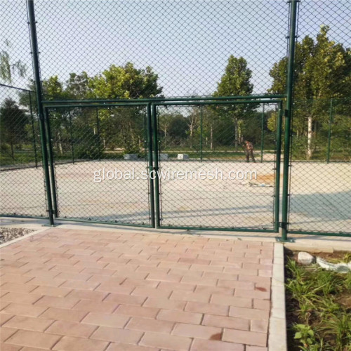 Chain Link Fence Basketball Field PVC Frame Chain Link Fencing Supplier